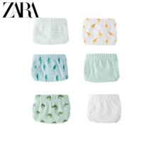 ZARA new baby childrens six-piece suit animal pattern briefs 03339442250