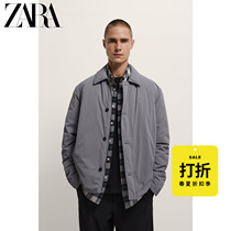 ZARA discount season] Mens thin cotton shirt jacket jacket 08281408837