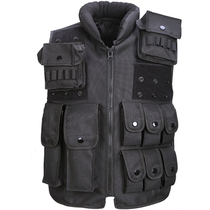 Military fans tactical vest combat real CS multi-function battle vest outdoor cosplay field protection equipment