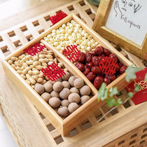 Early birth noble child tray four grid candy dried fruit box wedding room decoration arrangement handbox wedding supplies