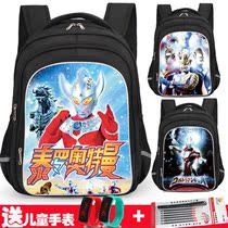 Schoolbag male and primary school students 1-3-6 grade Altman cartoon boys and girls 5-12 years old burden reduction childrens backpack