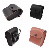 Motorcycle universal hanging bag bicycle motorcycle pedal turtle wo retro modified side tail riding leather bag