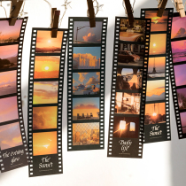  Film image museum PET transparent film film bookmark sticker hand account collage ins wind hand account decorative material