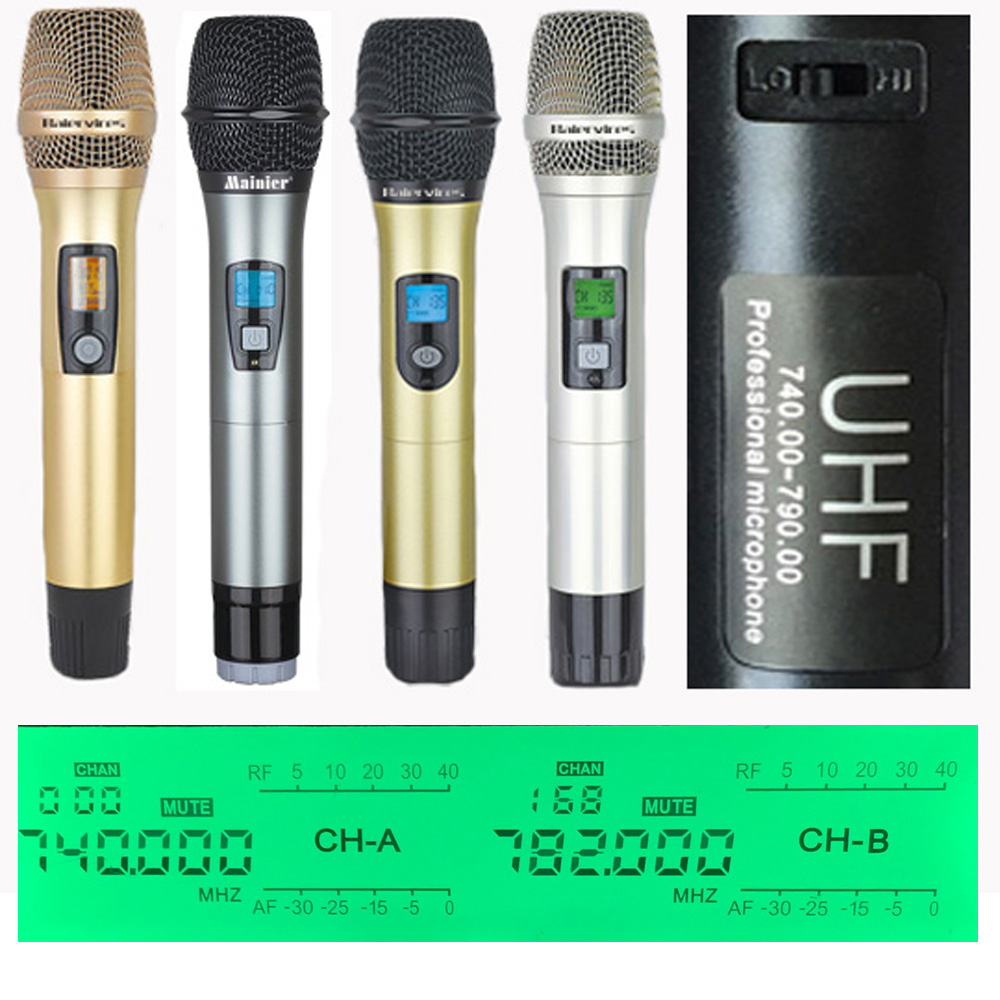 Miao Sound BER New Single Wireless Microphone Wireless Microphone Matching 740-790MHz Frequency Band Receiver