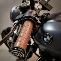 Spot printed hand-made Trip Machine leather fit retro motorcycle handle holster