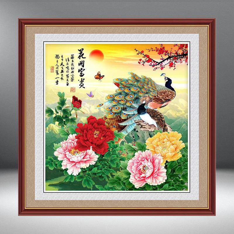 孔雀牡丹挂画-孔雀牡丹挂画促销价格、孔雀牡丹挂画品牌- 淘宝