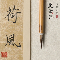 Cao Yige Thin Gold Body Brush professional class Song Huizong beginners Essential Slim Gold Body Calligraphy Starter Wolf millennials millennials and millennials Snow thin gold Special Transcript Practicing Calligraphy soft pen brush pen