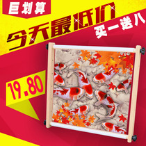 Special solid wood embroidery shelf Cross stitch shelf Square hand-held solid wood embroidery rack adjustable embroidery frame shed send tools