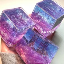 Ancient wind foaming glue 9-year-old finished mud girl heart slime foaming glue Net red box foaming glue cheap luminous