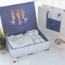 Baby gift box supplies baby full moon clothes set newborn gift newborn baby meeting gift high-end practical