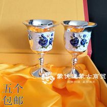Mongolian wine glass wine set Inner Mongolia special handicraft return supplies boutique tourist souvenir gift