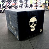 HATLEX black laser engraved wood jumping box POWER BOX BLACK