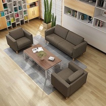 Business European sofa apartment office leather sofa lobby meeting guest negotiation living room three seat bedroom simple