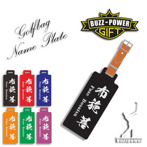 (BUZZ-POWER) Japanese fashion jewelry golf bag tag listing gift (square)