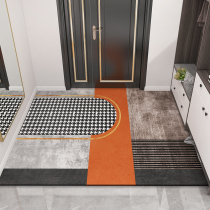 Light and luxurious entrance to the door pvc Erasable Washable Cut Foot Mat Doormat Doormat Home Carpet Mat