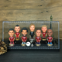 Football fan Liverpool Van Dik Salah Gerrard doll presents boys day gift souvenir hand