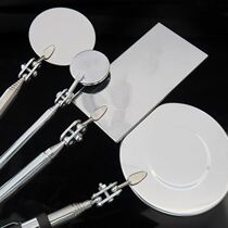 Rotating small round mirror telescopic mirror car bottom inspection mirror speculum welding inspection hoses check faulty repair tools