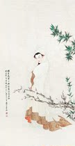 Art micro-spray Sun Yunsheng Meihua Lady 25x49cm