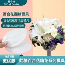 Narcissus lily petal stainless steel cutting mold six flowers turned sugar face plastic clay simulation flower manual silicone mold
