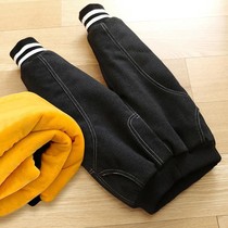 Baby Triple Clip Cotton Boy Winter Style Children Pants One Over Winter Cotton Pants Glint Thickened Boy Winter Outwear