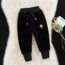 Spring and Autumn Thin Boys Pants Children Baby Cartoon Corduroy Casual Pants Little Boys wear trousers handsome