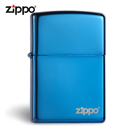 Zippo Liger Breeter American Original Men's Offican's Officing Wind -Proleding Blue Logo Logo Authentic Countering Ligher