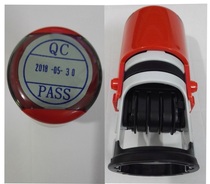 Date stamp Adjustable month month day rotation printing back to the ink stamp inspection qualified quality inspection QC automatic oil discharge