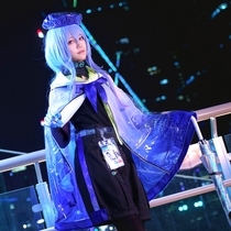 Cute Little Laying of Tomorrows Ark Cos to serve Water Moon cosplay Costume Wig Shoes Umbrella Suit Men And Women Spot