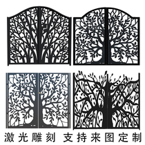 Entrance Villa Courtyard Gateway Outdoor Yard Door Garden Small Doors Single Double Open Kindergarten Gate Custom Fence Fence