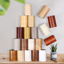 Wood grain door frame wrapping decorative strips Self-adhesive skirting foot line wooden door Grottoes Hole Repairing cover Ugly Door Pocket Repair Stickers