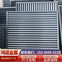 Aluminum alloy shutters Zinc steel shutters air conditioning grille residential area rainproof Louver iron blinds custom