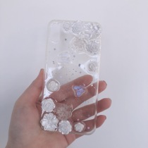 Butterfly rose three-dimensional drop glue fairy phone case iphone11 6s 7plus 8 x xsmaxp30