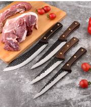 Zhuozhi hand forged boning knife slaughterer Meat Joint Factory pork cutting knife shaved bone cutting meat peeling knife