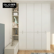 (I Le) Ruona wardrobe home bedroom locker custom French light luxury sliding door Childrens small apartment