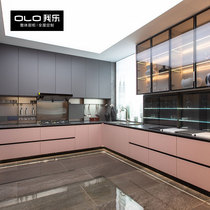 (I Le cabinet 99 to 300 membership card) Kitchen decoration overall cabinet quartz stone countertop kitchen cabinet household