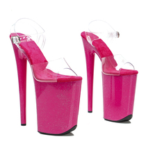 Leecabe23CM European and American pole dancing high-heeled fashion catwalk high-heeled shoes hot sale dance high-heeled female sandals 1KJ