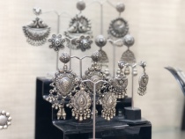 (CC home)Indian exotic antique silver jewelry live special shot link