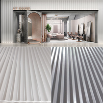 Wave board decorative board density MDF board PVC waterproof outdoor board background wall three-dimensional shape board carved