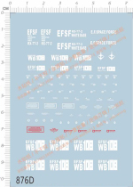 Gundam MG Cannon RX-77-2 Steel Cannon (Laser Cannon) Special Water sticker (876D)