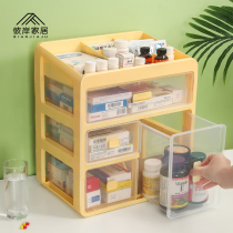 Medicine box family household medicine box drug storage box drug first aid kit large capacity dormitory medicine cabinet storage box