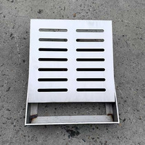 304 stainless steel drainage ditch cover 300x300 spot courtyard trench sewer rainwater grate floor drain