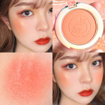 Katzilan blush nude makeup natural orange orgasm gradient sun red female highlight all-in-one disc combination