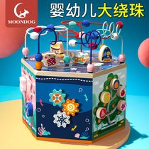 Large Bypass Pearl Hundreds Treasure Chest Baby Boy Fine Action Training 1-2-year-old Half 3 Early teaching 6 to December Toys Puzzle Puzzle