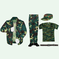 Outdoor spring and autumn mens and womens camouflage suits student uniforms military training uniforms labor insurance overalls auto repair uniforms