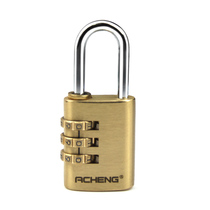 All copper code lock small padlock pure copper wardrobe lock cabinet lock gym code lock head student luggage lock