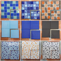 Imitation mosaic tile 300x300 lattice Plaid stone toilet balcony pool pool tile non-slip floor tiles