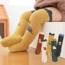 Baby stockings spring and autumn cotton socks baby non-slip high cylinder knee floor socks boys summer childrens stockings