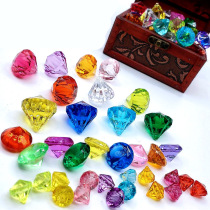 Children Jewel Toy Crystal Box Pirate Hundreds Treasure Chest Boy Girl Princess Acrylic Strings Pearl Diamond Toy