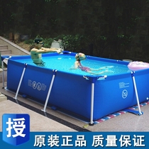 Childrens pool household inflatable-free large bracket swim oversized outdoor adult family thickened folding fish water