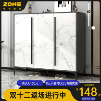 Shoe cabinet light luxury home door modern simple large-capacity storage storage cabinet balcony simple storage cabinet